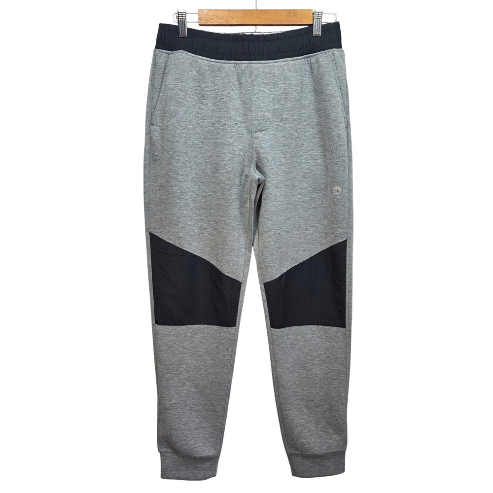 Aeropostale MVMNT Tech Fleece Jogger Sweatpants Mens S Colorblock Gray Black
